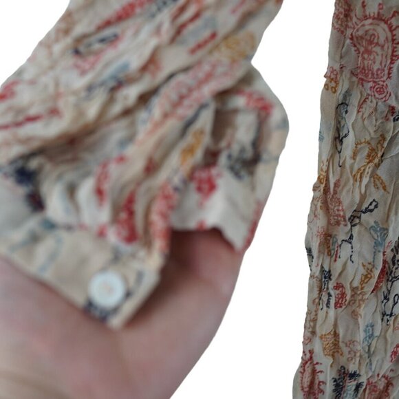 Velvet by Graham and Spencer Tawni Cleo Embroidered Peasant Boho MINI Dress - Picture 7 of 12